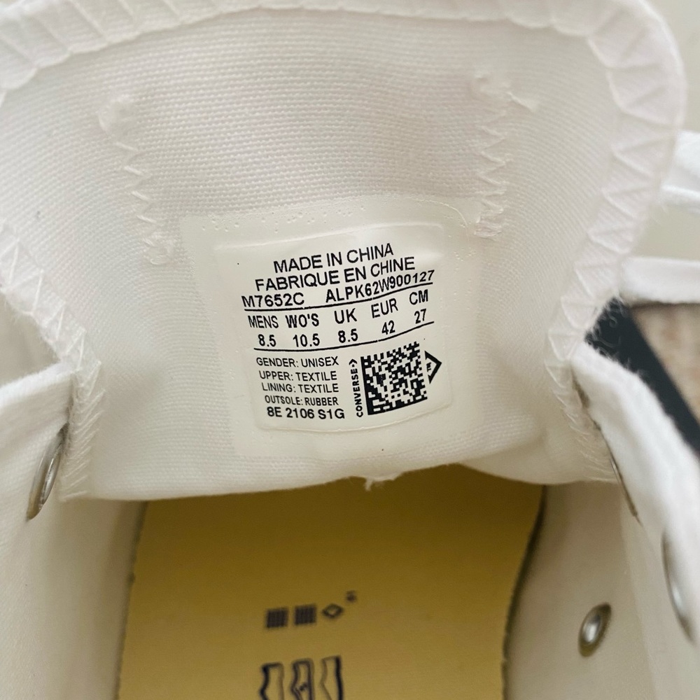 White Chuck Taylor All Star Converse - Picture 3 of 3